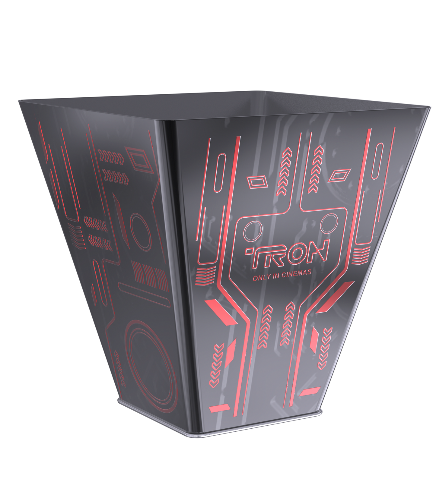 Tron Square Popcorn Tub LED