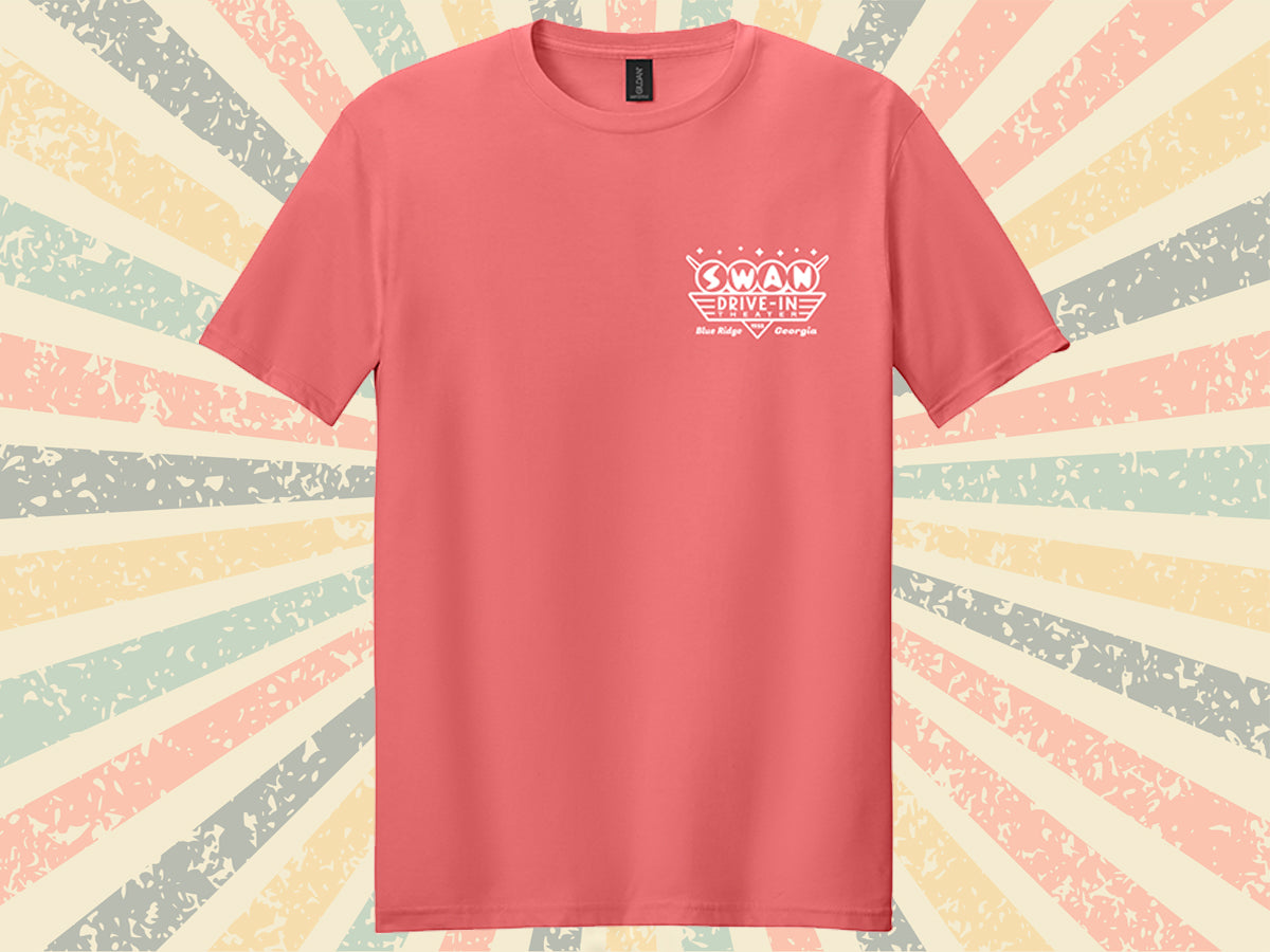 Swan Official 1955 T-Shirt - CORAL