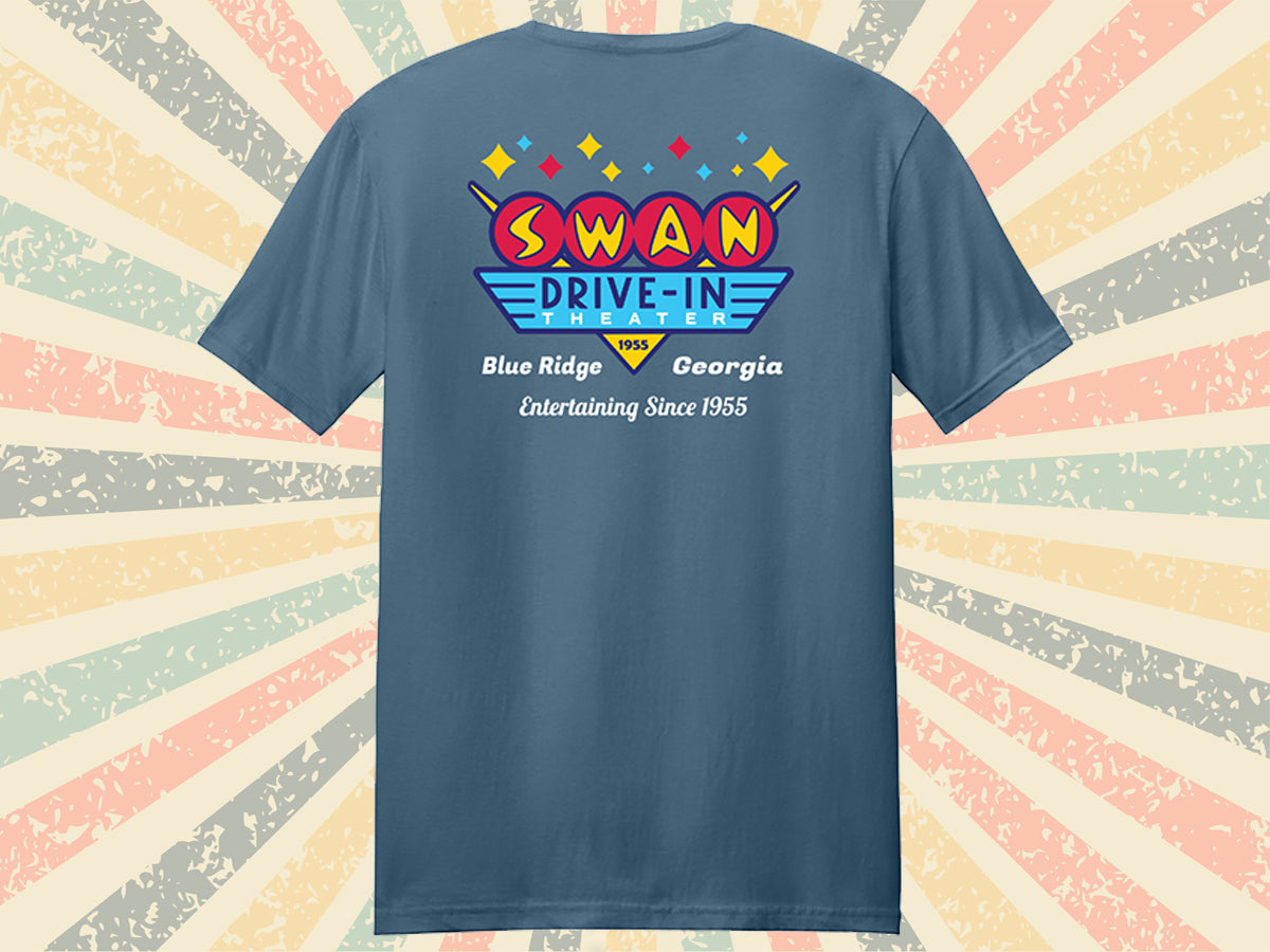 Swan Official 1955 T-Shirt - INDIGO BLUE