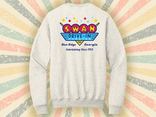 Swan Official 1955 Sweatshirt - OATMEAL HEATHER