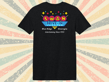 Swan Official 1955 T-Shirt - BLACK