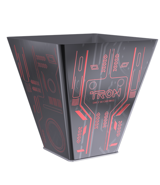 Tron Square Popcorn Tub LED