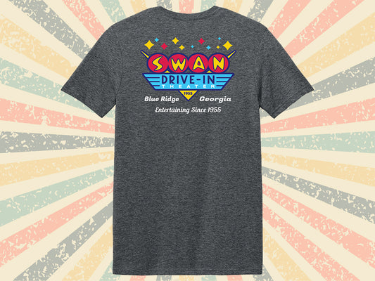Swan Official 1955 T-Shirt - HEATHER GREY