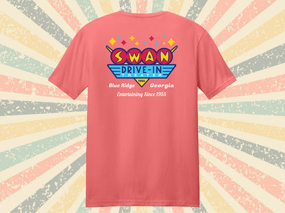 Swan Official 1955 T-Shirt - CORAL