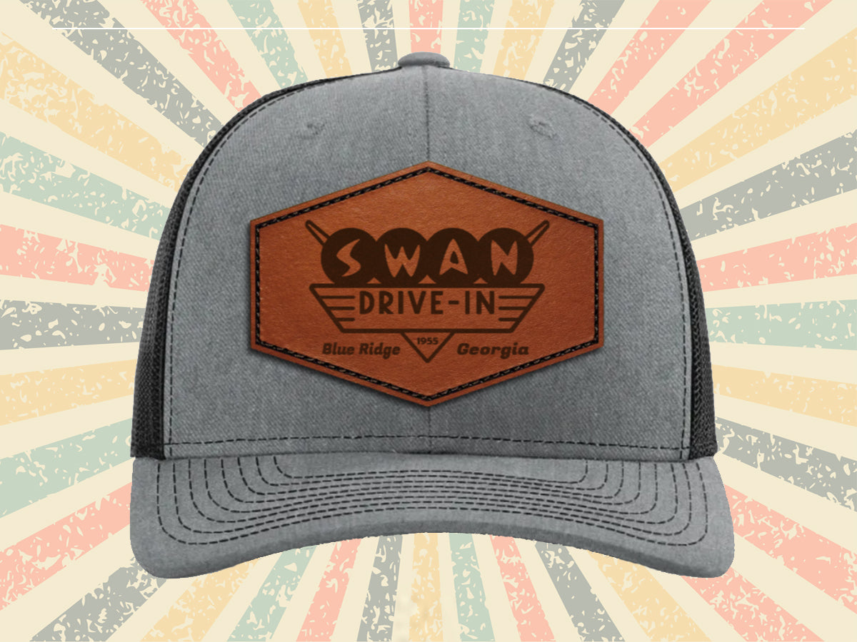Swan Official 1955 Hat - Black w/Grey Bill