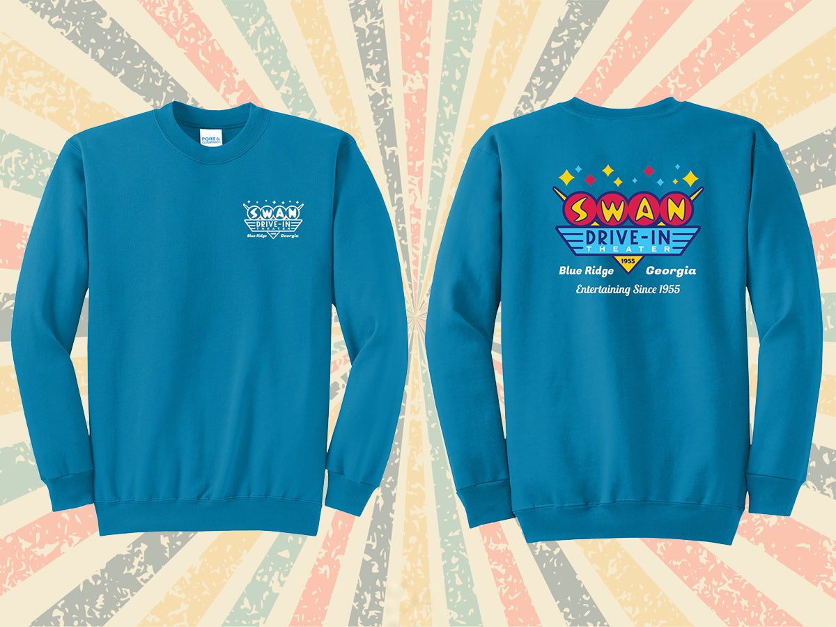 Swan Official 1955 Sweatshirt - BLUE