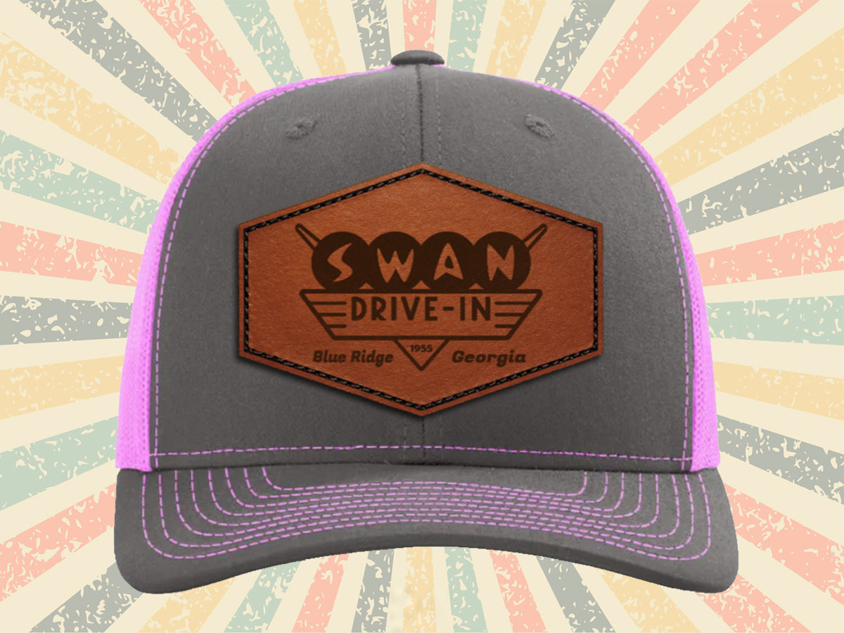 Swan Official 1955 Hat - Pink w/Grey Bill