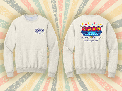 Swan Official 1955 Sweatshirt - OATMEAL HEATHER